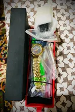 Marca CHENXI-relojes de negocios de acero inoxidable para hombre y mujer, accesorio de lujo, resistente al agua, de cuarzo, dorado