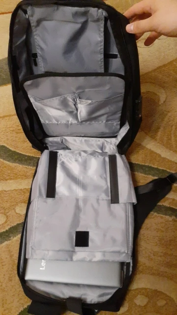 Men's Diamond Design USB Backpack photo review