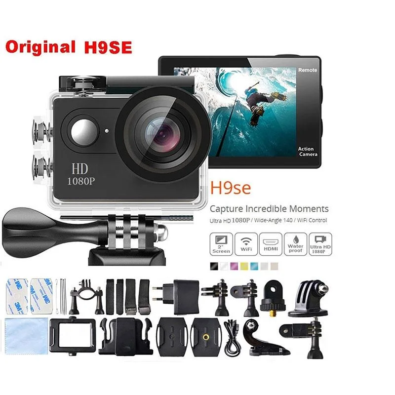 H9SE Экшн камера Wi Fi Ultra HD 1080P мини для подводного плавания водонепроницаемая