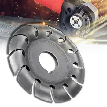 

65/90mm 12 Teeth Wood Carving Disc Angle Grinder Shaping Manganese Steel Woodworking Electric Angle Grinder Tools