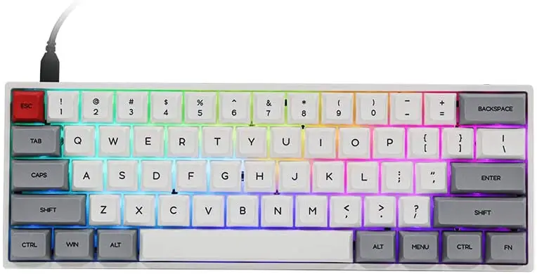 Epomaker-teclado mecânico, ek61x gk61xs, promoção, permutável, 60%,