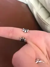 Anillos de dedo de cara sonriente para mujer y niña, sortijas de apertura ajustable de tejido de anillos, joyería con estilo, Punk, Hip Hop, 2021