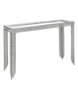 

CONSOLE SILVER METAL-MIRROR INPUT 120X38X80 CM