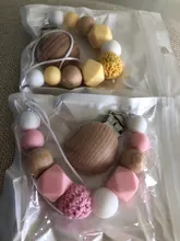 Chupete de silicona con cuentas de dentición para bebé, Clip para chupete de bebé, Clip para chupete, mordedor, juguete, cuentas, regalo de cumpleaños