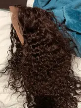 Pelucas frontales de onda profunda para mujeres negras 28 30 pulgadas, cabello humano rizado 13x4 brasileño Remy, peluca con malla Frontal ondulada y húmeda