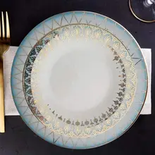 Porland Mahpeyker 60 Pieces Turquoise Dinner Set for 12