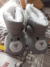 Botas de invierno para bebé, zapatos de oso de dibujos animados para recién nacido, botines para niño y niña, botines súper cálidos para nieve