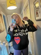 Sudadera con capucha para Hombre, con estampado de letras y grafiti, ropa para parte superior masculina, estilo Harajuku y Hip Hop, con estampado de Lucky Me I See Ghost