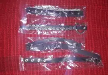 Tobillera de piel sintética con cabeza de gatito, cadena para las piernas, con corazón Sexy, Punk, amor, liga para las piernas, arnés redondo, negro, ajustable