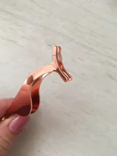 Pinzas para pestañas postizas, aplicador de pestañas postizas, herramientas de maquillaje, rizador auxiliar de pestañas de visón, pinzas para herramienta profesional, 1 ud.