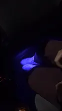 Tira de luces LED RGB para decoración de coche, luz de ambiente Interior con USB, Control remoto inalámbrico de música, múltiples modos