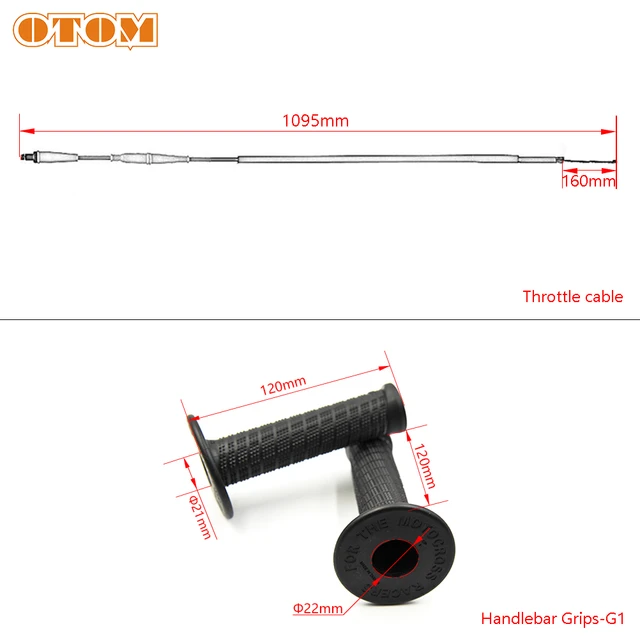 Gaszug Kabelset Universal Roller Motorrad Quad