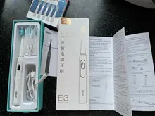 Cepillo de dientes eléctrico Seago Sonic SG-551 con reemplazo de cabezales de cepillo 4 modos de limpieza una operación clave sónico vibración cepillo resistente al agua