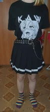 2019 de alta cintura faldas Kawaii Harajuku faldas las mujeres las niñas lolita vestido de marinero falda de gran tamaño Preppy escuela uniforme