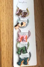 Mosodo banda de goma diadema adorable niña de dibujos animados de goma banda niño diadema de flores, accesorios para el cabello de niños