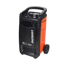 Пуско-зарядное устройство PATRIOT BCT-400 Start(Входное напряжение 220,50Hz, 3 ступени тока зарядки, амперметр, защита