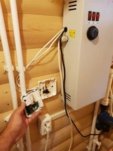 868 MHz inalámbrico controlador de sala de calderas casa suelo radiante termostato programable semanal digital wifi