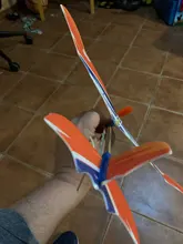 Aviones de planeador volador, banda de goma alimentada, avión volador, modelos de juguete para ensamblaje para niños