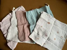 5 uds alimentación de bebé Toalla de gasa suave Toalla de baño recién nacido Saliva toalla paño del Burp D09 20 Dropshipping. Exclusivo.