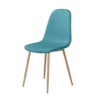 

Chair EPOQUE metal turquoise velvet