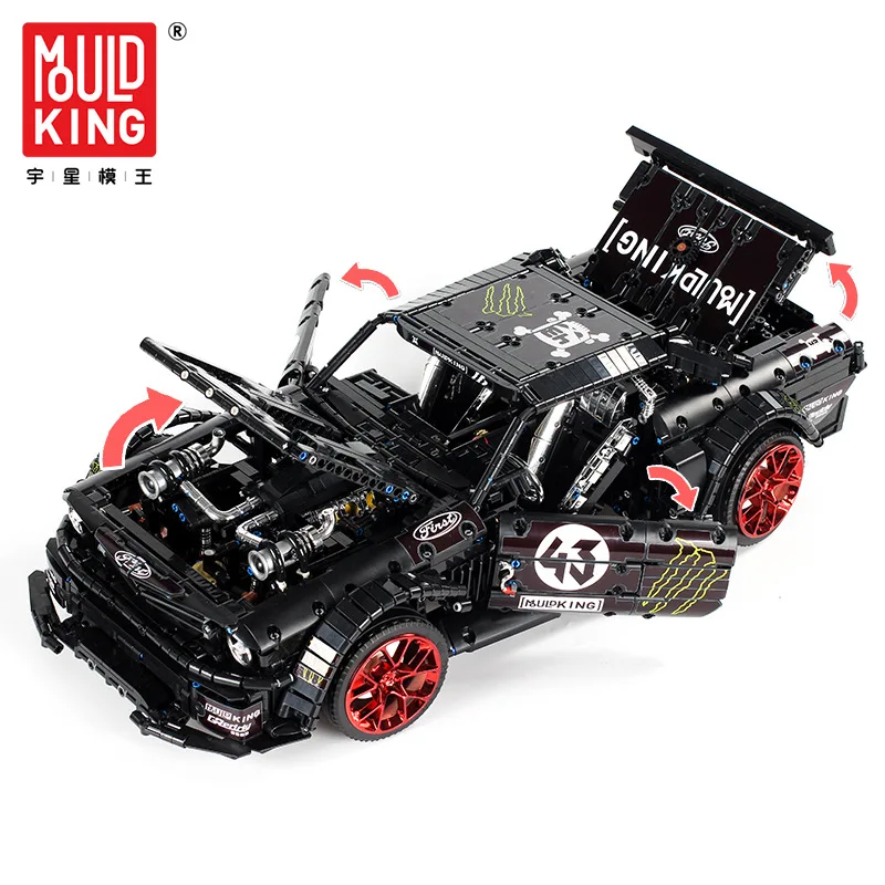 13108 приложение RC Technic автомобиль Ford Mustang Hoonicorn с мотором, совместимым MOC-22970 23009 строительные блоки кирпичи развивающие игрушки