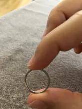 Anillo de titanio y acero fino para hombre y mujer, anillo de dedo de color dorado, rosa, moda Simple, Color plateado, 1MM