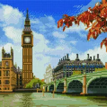 Алмазная мозаика EF 354 Лондонский мост 30*40
