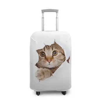 

Suitcase cover 3D cat