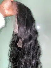 Tinashe-Peluca de cabello humano ondulado con encaje Frontal, peluca de cabello humano brasileño con cierre de 4x4 6x6, densidad del 250, 28 y 30 pulgadas