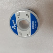 Rollo de alambre de estaño de soldadura A-BF, alambre de colofonia estañado para soldar de alto brillo, no tóxico para Estación de soldadura de hierro