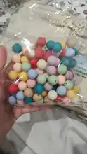 Jewelry Beads Silicone Necklace Making-Bracelets Food-Grade Baby-Teething Ball Round