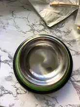 Bowls Feeding-Dishes Water-Dish-Feeder Stainless-Steel Pets-Supplies Puppy Cats-Food-Drink