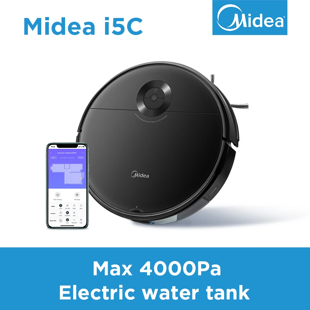 Midea I5C Robot Vacuum Cleaner Mop Wet and Dry 4000PA Smart Washing