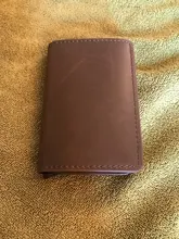 Bycobecy 2021 tarjeta de crédito titular de la cartera de las mujeres de los hombres de Metal RFID Vintage bolso de cuero de poliuretano Crazy Horse Banco titular de caso