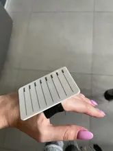 Bandeja para pestañas postizas de 2 estilos, gran oferta, soporte Individual para extensiones de pestañas, placa de mano, injerto de pestañas, soporte para paleta