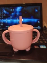 Fuente de alimentación de bebé, tazas para bebé, tazas para bebé, de silicona, a prueba de fugas