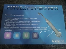 Electrodo de alta frecuencia para máquina Facial, tubo de cristal, varita para acné, cuidado de la piel, removedor de acné, estiramiento Facial de alta frecuencia para Spa