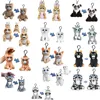 Feisty Pets Mini plush keychain clips ► Photo 1/3