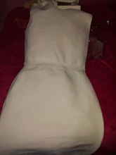 Bandage Dress Turtleneck Club-Celebrity Party Midi Bodycon Vestido Green Women Sleeveless