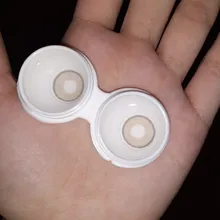 Easysmall puro verde marrón hecho de pupila pequeña para los ojos lentes de contacto de color cosmético 2 unids/par receta miopía