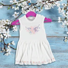 Ebebek Bebecix/платье в цветочек для маленьких девочек; боди