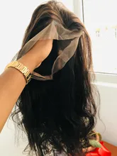 30 pulgadas de la onda del cuerpo de la peluca con malla Frontal Pre arrancado con el pelo del bebé Remy brasileño 13x4 Frontal de encaje pelucas de cabello humano para las mujeres negras