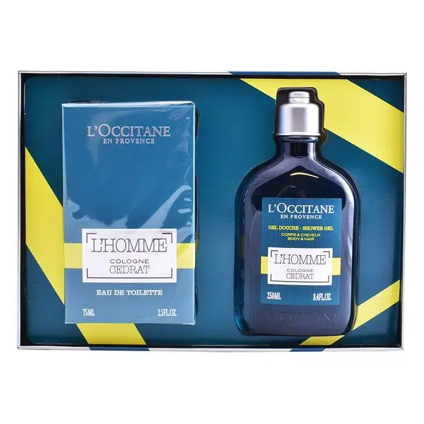 Мужской парфюмерный набор Eau De Cedrat L'occitane(2 шт