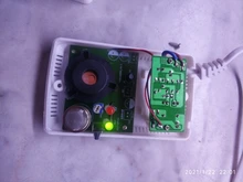 Detector de fugas de Gas, propano, butano, Gas Natural, Sensor de alarma de seguridad, enchufe de la UE