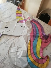 6 unids/lote Arco Iris unicornio globo bola Globos número decoraciones de fiesta de cumpleaños de los niños, Globos de boda para fiestas