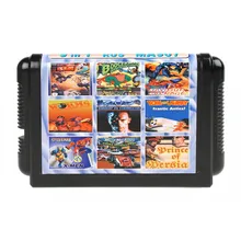 Игровой картридж. Сборник 9 игр для Сега с Earthworm Jim 2. MA907