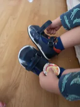 Apakowa-zapatos de Punta cerrada para niños pequeños, sandalias ortopédicas deportivas de cuero pu, zapatos de verano, 2019