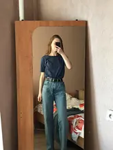 Basic Tees Loose Tshirt Khaki-Tops Oversized Korean Summer 9-Color Hirsionsan 100%Cotton