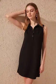 

Trendyol Shirt Collar Knitted Dress TWOSS20EL0677