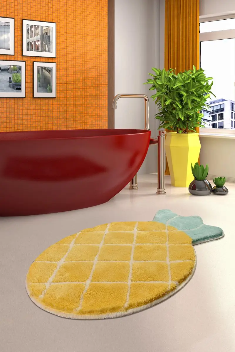 Коврик для ванной-коврики | коврик для ванной нескользящие Противоскользящие коврики ананас 60X100 см